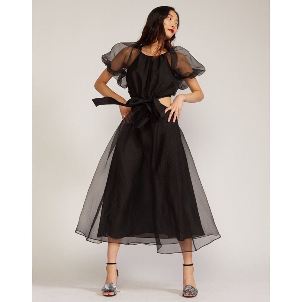 Cynthia Rowley Clara Dress Black Size XS NWT MSRP: $450